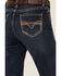 Image #2 - Rock & Roll Denim Women's Dark Wash Mid Rise Extra Stretch Riding Bootcut Jeans, Dark Wash, hi-res