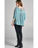 Image #3 - Hyku Women's Faded Floral Crochet Hem Top , , hi-res