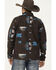 Image #4 - RANK 45® Men's Southwestern Print Softshell Jacket - Tall , Chocolate, hi-res