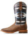 Image #2 - Ariat Men's Frontier Chimayo Western Boots - Broad Square Toe, Brown, hi-res