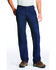 Image #2 - Ariat Men's Rebar M4 Stretch Canvas Utility Straight Pants, Navy, hi-res