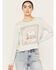 Image #1 - Wrangler Women's Cowboys Desert Long Sleeve Graphic Tee, Light Green, hi-res