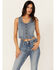 Image #2 - Idyllwind Women's Medium Wash Embellished Stretch Denim Vest, Medium Wash, hi-res