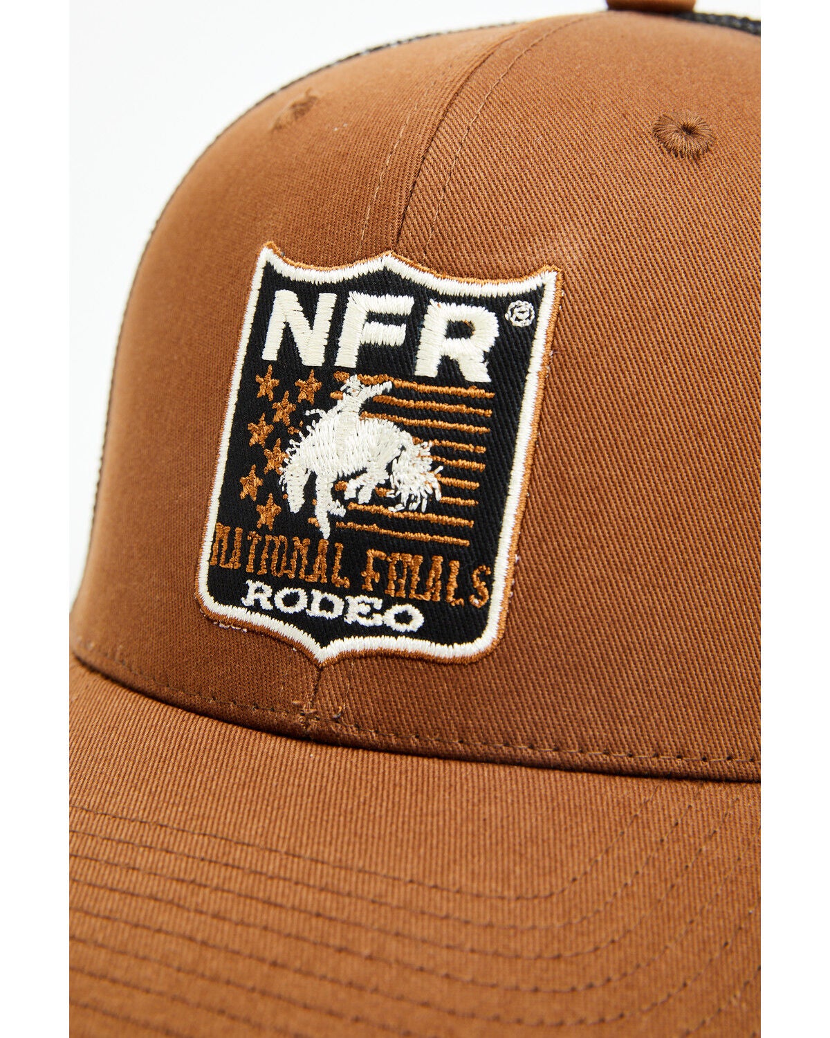 Image #2 - Rodeo Quincy X NFR Men's Shield Ball Cap, Brown, hi-res