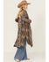 Image #3 - Rock & Roll Denim Women's Southwestern Print Hooded Duster Cardigan , Mauve, hi-res