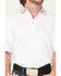 Cinch Men's ARENAFLEX Floral Print Polo Shirt , White, hi-res