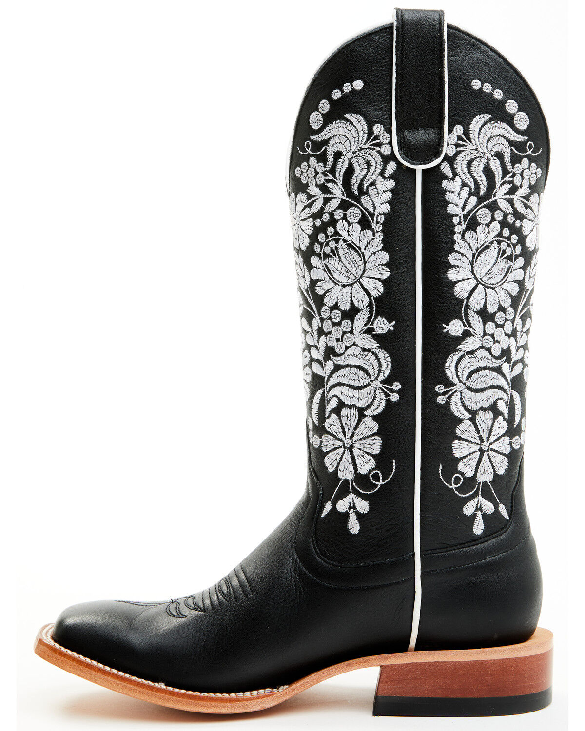 Image #3 - Macie Bean Women's Black Eyed Susan Western Boots - Square Toe, Black, hi-res