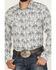Image #3 - Cody James Men's Rodeo Runway Paisley Print Long Sleeve Snap Shirt, Blue, hi-res