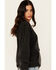 Image #2 - Youth in Revolt Women's Gone Country Studded Graphic Hoodie, Black, hi-res