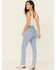 Image #1 - Levi's Women's 501 Fray Hem Skinny Jeans, , hi-res