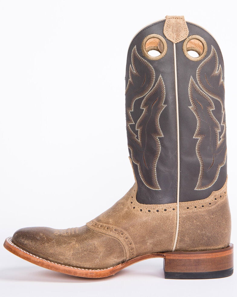 Cody James Men's Tan Roughout Western Boots Wide Square Toe Sheplers