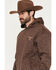 Image #2 - Cowboy Hardware Men's Branding Irons Hooded Sweatshirt, Dark Brown, hi-res