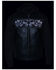 Image #4 - Milwaukee Leather Men's Leather Concealed Carry Vest with Reflective Skulls and Removeable Hoodie, Black, hi-res