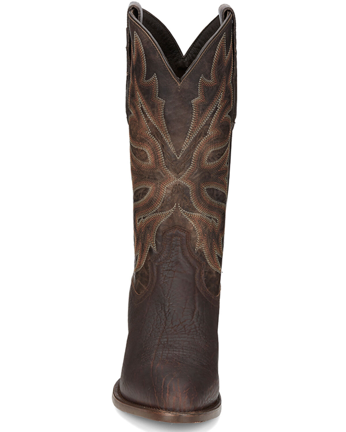 Image #4 - Tony Lama Men's Stegall Western Boots - Round Toe, Dark Brown, hi-res