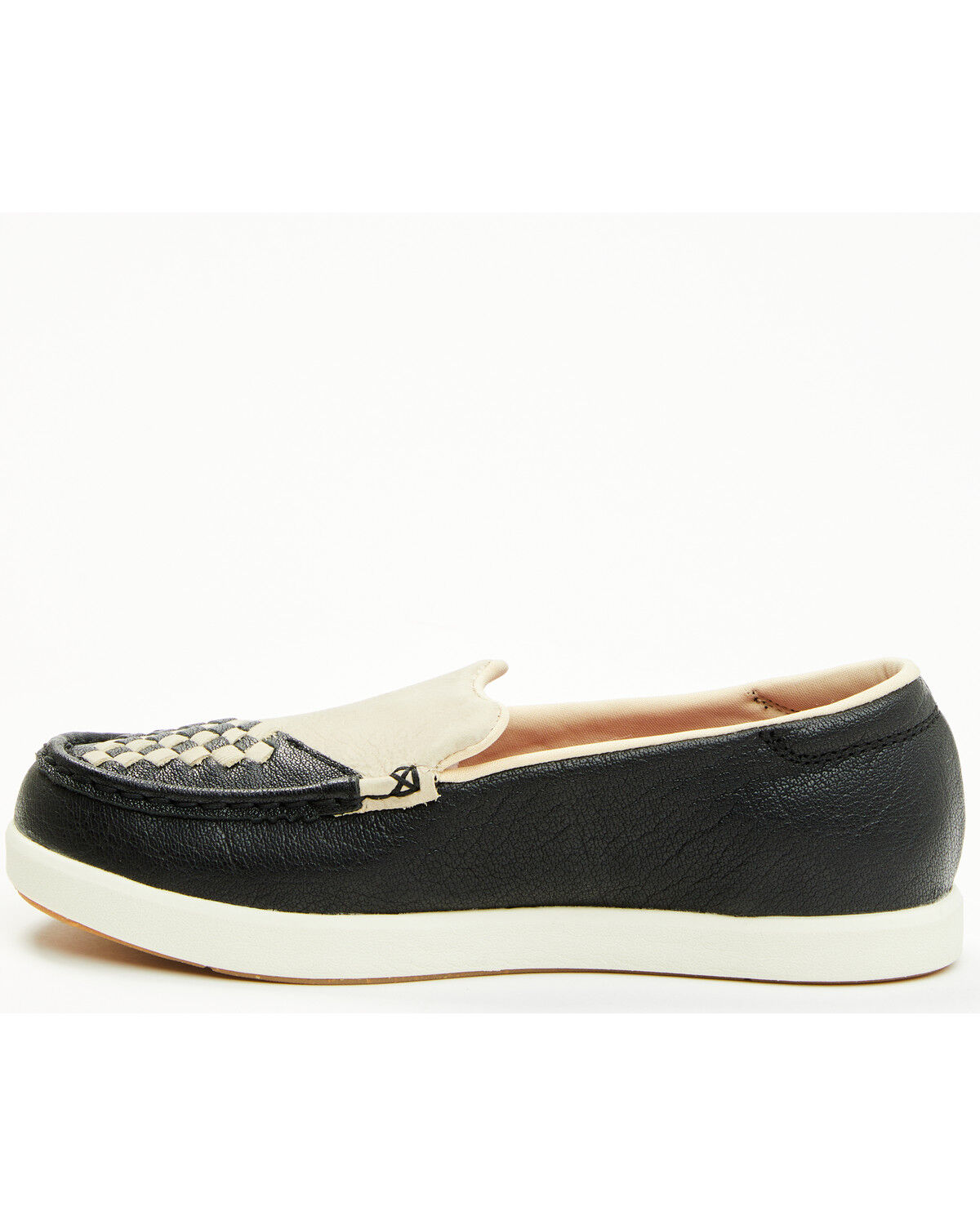 Image #3 - Twisted X Women's Slip-On Ultralite X Casual Shoes - Moc Toe, Black, hi-res