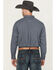 Image #4 - Ariat Men's Colson Geo Print Long Sleeve Button-Down Western Shirt, Navy, hi-res