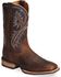 Ariat Men's Quickdraw Performance Western Boots - Broad Square Toe, Brown, hi-res