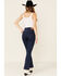 Image #3 - Levi's Women's 725 Lapis Dark Horse Bootcut Jeans, Blue, hi-res
