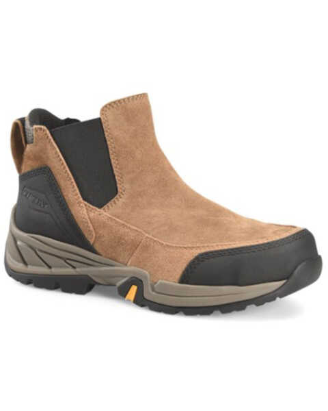 Image #1 - Carolina Men's Granite Aerogrip Hiking Boots - Steel Toe, Brown, hi-res