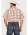 Image #4 - Ariat Men's Bodhi Small Plaid Short Sleeve Button Down Western Shirt , White, hi-res