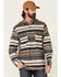 Image #1 - North River Men's Oatmeal Lake Striped Long Sleeve Western Flannel Shirt , Oatmeal, hi-res