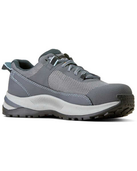 Image #1 - Ariat Women's Outpace Shift Work Shoes - Composite Toe , Grey, hi-res