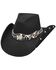 Image #2 - Bullhide Euphoria Wool Cowgirl Hat, Black, hi-res