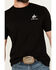 Image #3 - Ariat Men's Boot Barn Exclusive Bronco Flag Short Sleeve Graphic T-Shirt, Black, hi-res