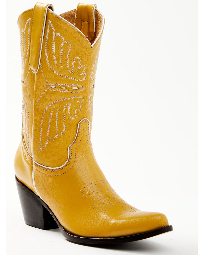 Idyllwind Women's Sunshine-Y Day Western Boots - Round Toe, Yellow, hi-res