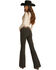 Rock & Roll Denim Women's Dark Wash High Rise Bootcut Denim Jeans, Charcoal, hi-res