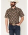 Image #1 - Cody James Men's Easy Livin' Paisley Print Short Sleeve Snap Western Shirt, Brown, hi-res