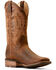Image #1 - Ariat Women's Olena Performance Western Boots - Broad Square Toe, Brown, hi-res