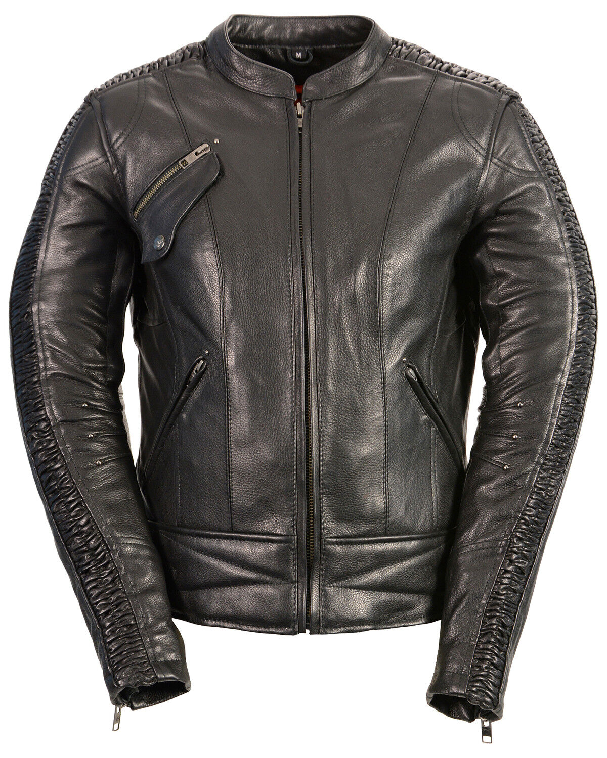 Image #1 - Milwaukee Leather Women's Concealed Carry Embroidered Phoenix Leather Jacket, Black, hi-res