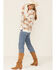 Image #4 - Show Me Your Mumu White & Brown Running Horses Crewneck Sweater, , hi-res