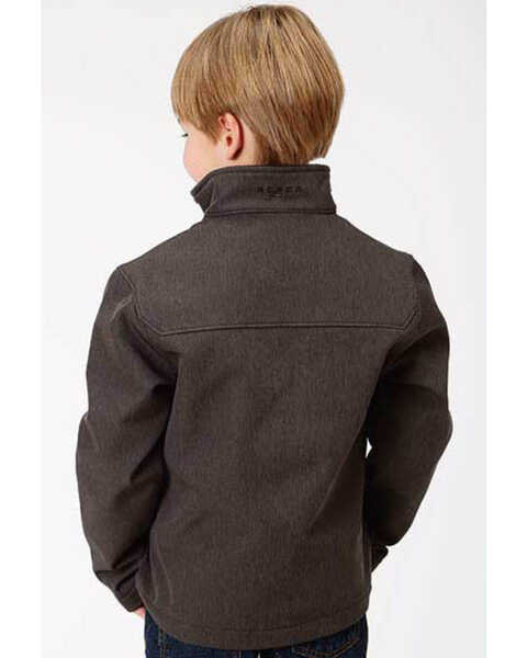 Image #2 - Roper Boys' Grey Hi Tech Fleece Zip Up Jacket , , hi-res