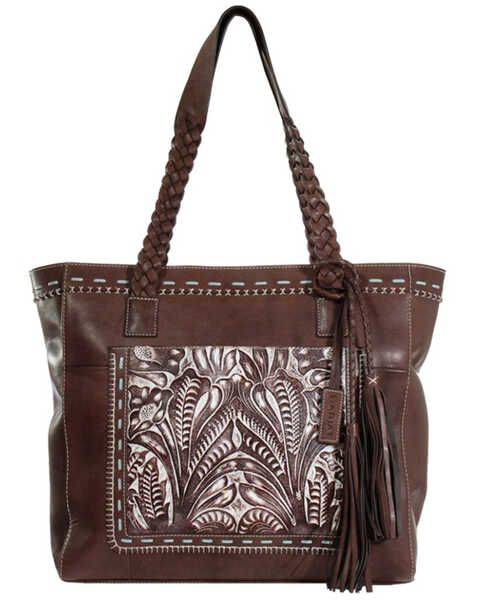 Ariat Women's Rori Concealed Carry Tote, Brown, hi-res