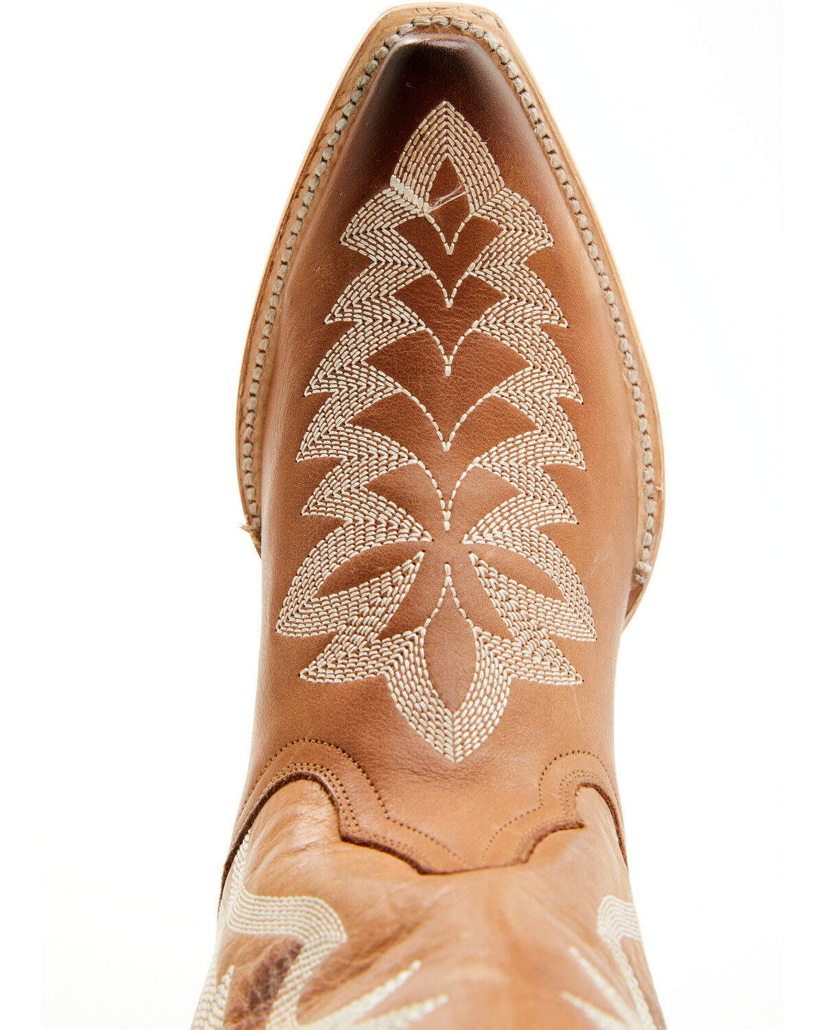 Image #6 - Dan Post Women's Rochelle Western Boots - Snip Toe, Honey, hi-res
