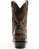 Image #5 - Corral Men's Inlay And Embroidered Short Western Boots - Snip Toe, Red, hi-res