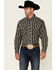 Double R By Resistol Men's Forest Hill Plaid Long Sleeve Snap Western Shirt  , Brown, hi-res