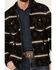 Image #3 - Powder River Outfitters by Panhandle Men's Berber Multicolor Zip Snap Jacket, Charcoal, hi-res