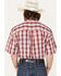 Image #4 - Wrangler Men's Classic Medium Plaid Short Sleeve Button Down Shirt, Red, hi-res