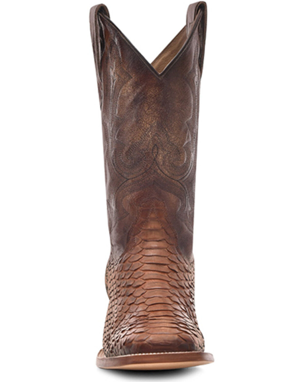 Image #4 - Corral Men's Shedron Exotic Python Western Boots - Broad Square Toe, Sand, hi-res