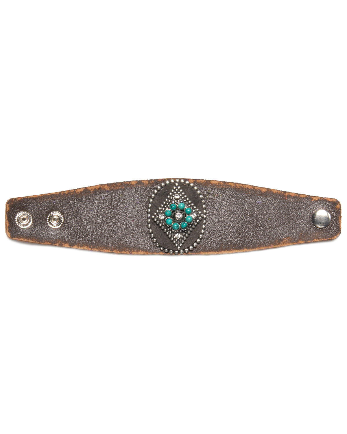Image #2 - Cowgirl Confetti Women's Mystic Diamond Cuff, Brown, hi-res