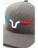 Image #2 - Kimes Ranch Men's Semana Logo Ball Cap, Charcoal, hi-res