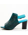 Image #3 - Roper Women's Burnished Tooled Sandals, Blue, hi-res