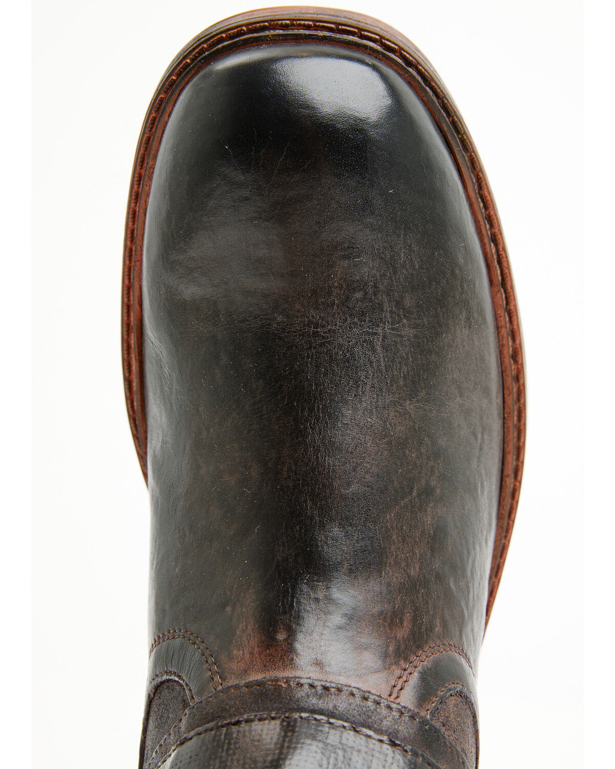 Image #6 - Roan by Bed Stu Men's Colton II Western Casual Boots - Round Toe, Black, hi-res