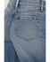 Image #4 - Ariat Women's Jazmine Medium Wash Ultra High Rise Wide Stretch Denim Jeans, Medium Wash, hi-res