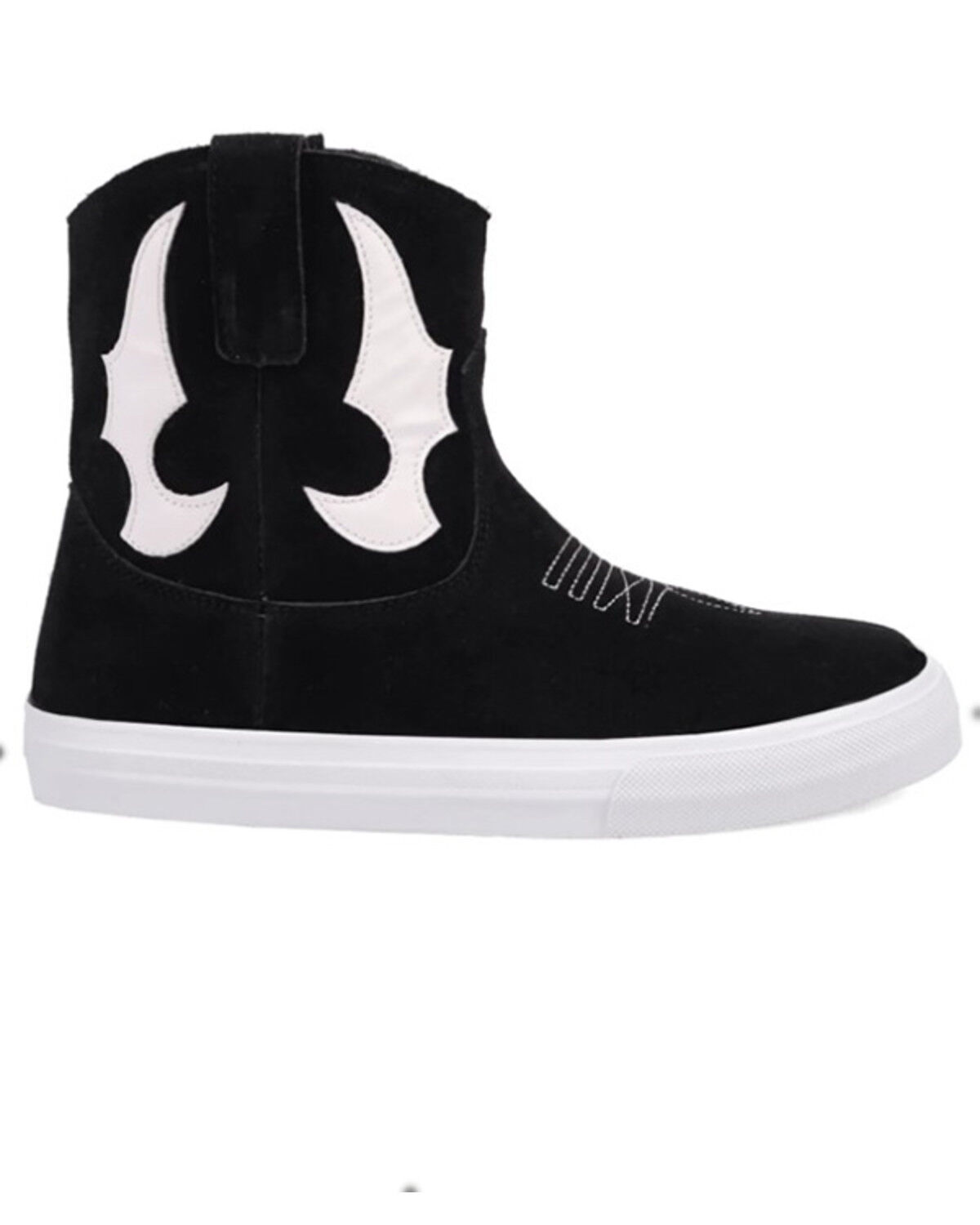 Image #2 - Dingo Women's Ollie Suede Casual Boots - Round Toe, Black, hi-res