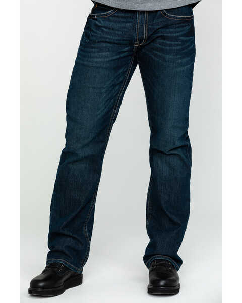 Image #3 - Ariat Men's Rebar M4 DuraStretch Fashion Boot Cut Jean, Denim, hi-res