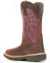 Image #3 - Wolverine Men's Rancher Durashocks® CarbonMAX® Wellington Work Boots - Composite Toe, Red, hi-res